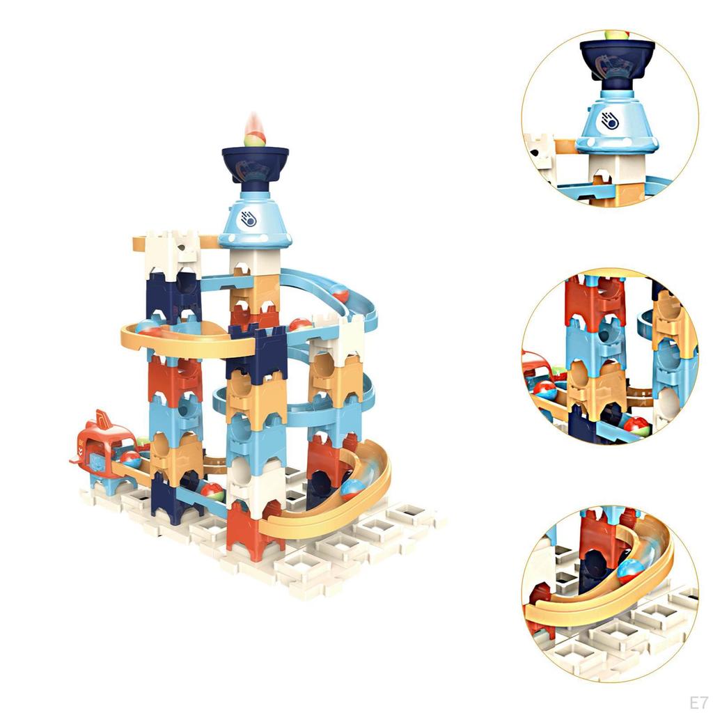 Race Track Building Blocks Set Construction Kit DIY Playset Gift Preschool Toy Educational Stem