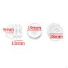 Inserts 20 Tube Round Pieces End Cap Plugs Furniture Protection For Luggage Racks