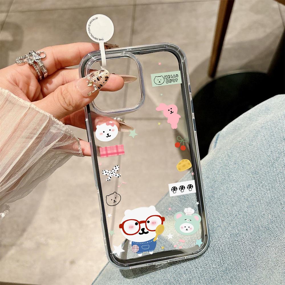 Painted Phone Case for iPhone 17 11 12 13 14 15 16 iPhone 17 12 13 14 15 16 Pro 17 12 13 14 15 16 Pro Max  High Quality Painted Animal Cute Phone Case