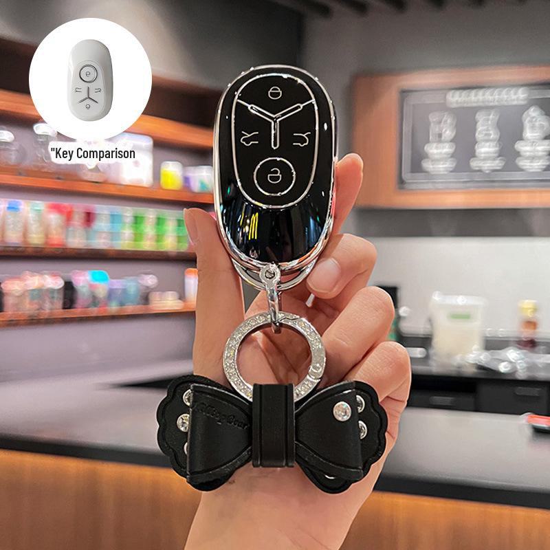 Geely Star Wish 2024 Key Cover - Cute Geometric Design for Women