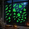 Waterproof Secret Room Wall Decor Halloween Glow In The Dark Stickers, Luminous Ghost Hand And Bat Glowing Eyes for Party Decals, Horror Theme