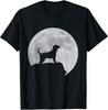 Moon And Dog Silhouette - Reds Redbone Coonhound Gift Unisex T-Shirt