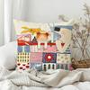 Süßer Cartoon CCocochan Kissenbezug Schlafzimmer Sofa Wohnzimmer Rückenlehne Dekoration Quadratisches Kissen Nickerchenzeit