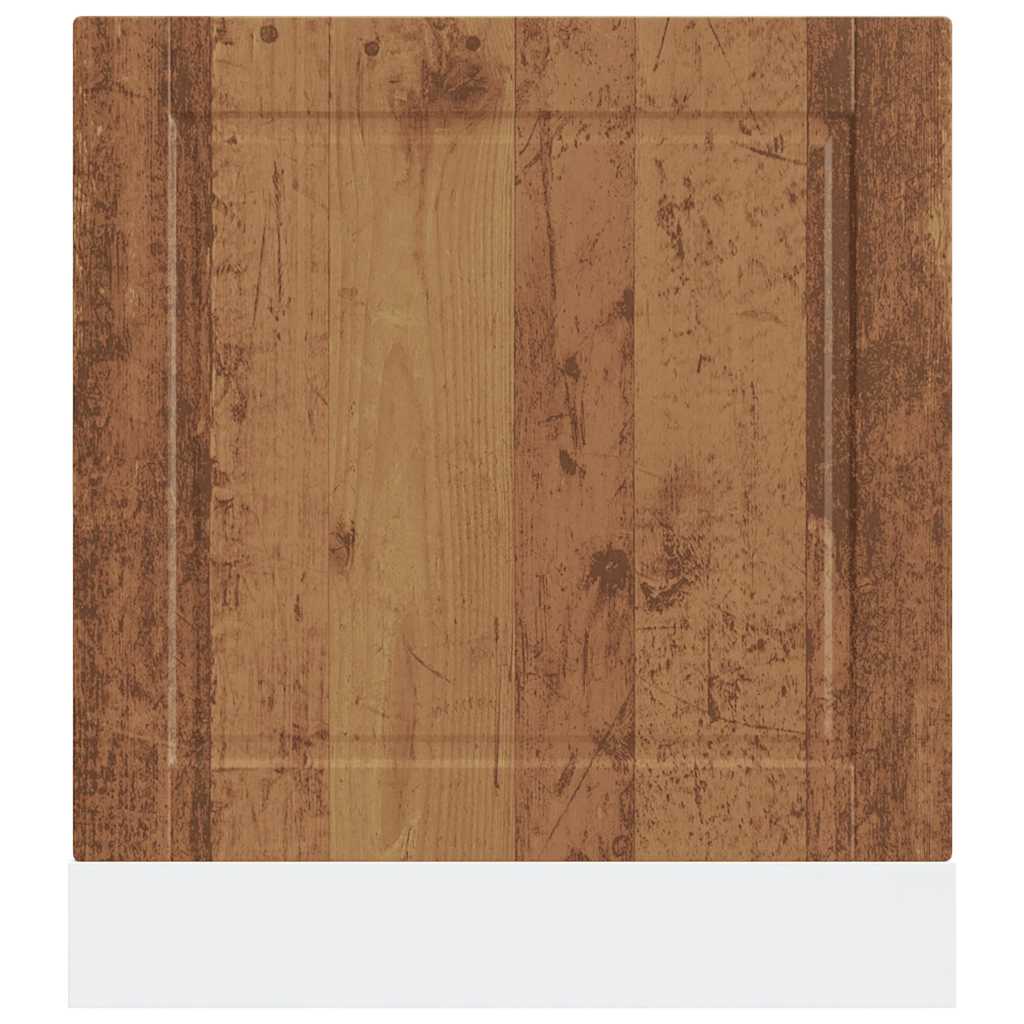 Dishwasher Panel  Porto  In Vintage Wood Look 60 X 1.5 X 57 Cm