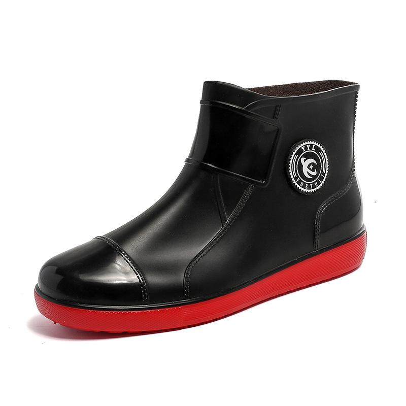 

Четыре сезона модная обувь для рыбалки большой размер водонепроницаемые дождевые туфли с высоким верхом рукавом пара средних ботинок 48