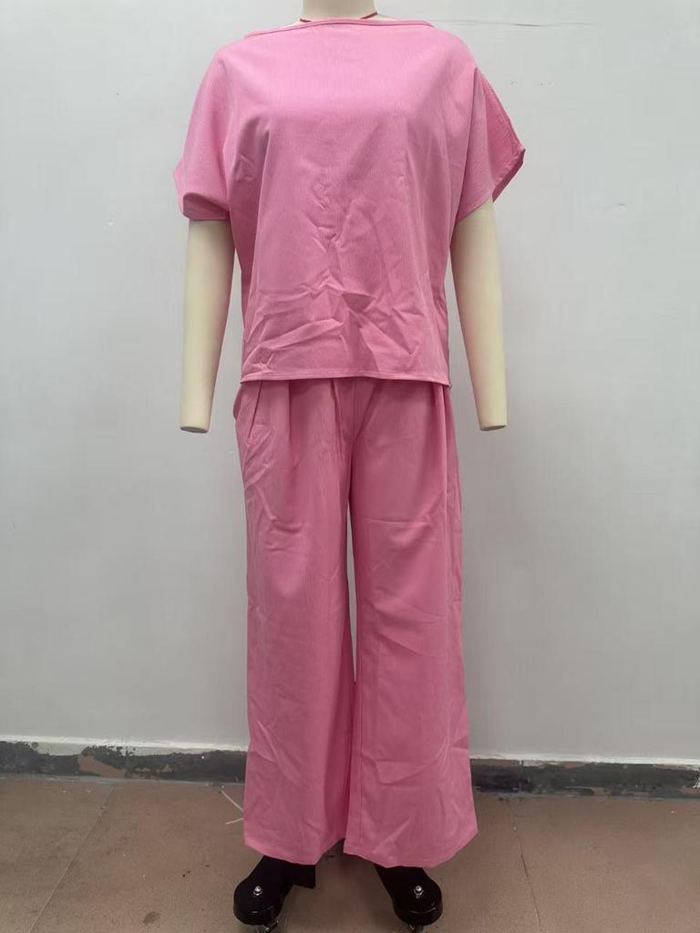 Women's 2026 Summer European & American Casual Linen Suit - Loose Drape Two-Piece Set