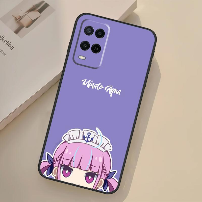 

Minato Aqua Hololive Case For Oppo A17 A57 A77 A74 A54 A94 A78 A98 A18 A60 A80 A40 A38 A58 A96 A76 A16 A15 A5 Pro OPPO A60 4G
