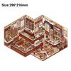 Convenience Store Series Miniature Landscape Sticker DIY Large Size Cabin Scene Sticker Cartoon Gift Miniature Scene Collage