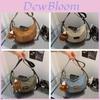 Retro Pu Small Crossbody Bag With Car Stitching For Casual Daily Use