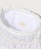 Covernat Woman Clover Heart Lace Mini Tote Bag White