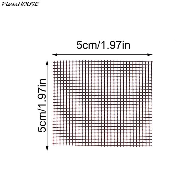 5X Flower Pot Hole Mesh Pad 20x30cm Bonsai Pot Bottom Grid Mat Bottom Mat Prevent Soil Loss Breathable Drainage Bottom Mat