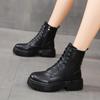 New Fashion Solid Color Round Toe Comfortable and Versatile Women's Boots for Winter Warmth and High Quality Zapatos