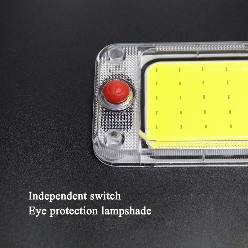 LED Reading Light 12-24V COB Interior Ceiling Lamp With On/Off Switch Universal Car Truck High Brightness Cab Roof Panel Lamp