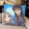 Anime Sasameki Koto Pillow Case Fashion Square Pillowcase Bedroom Sofa Room Ins Decoration Leisure