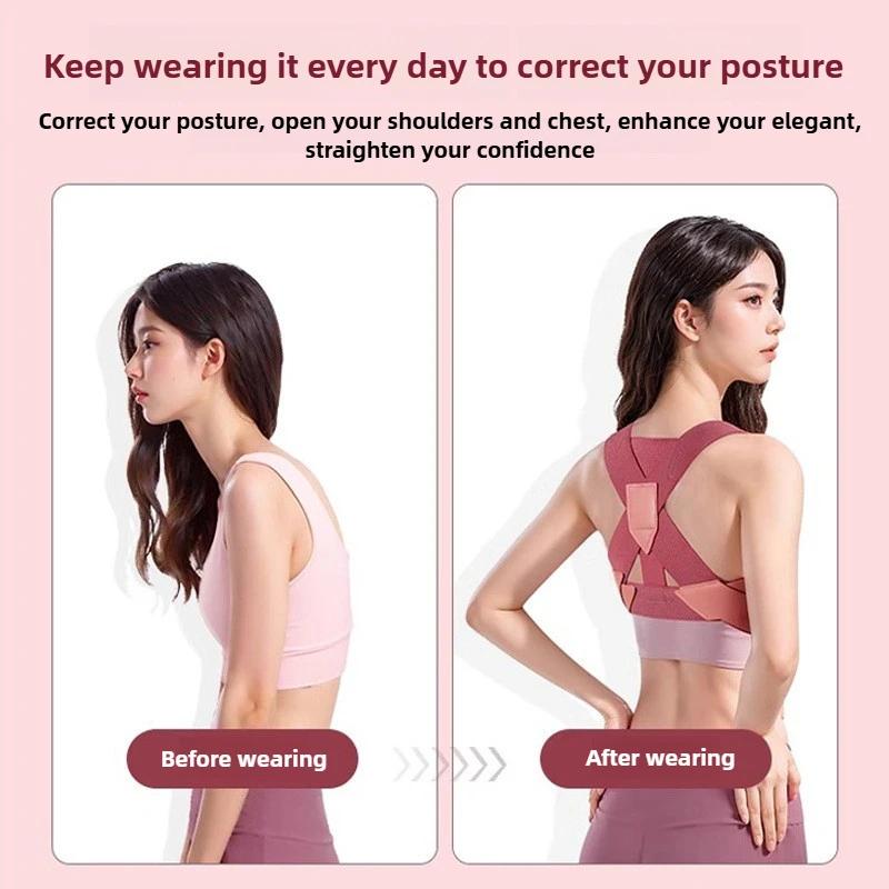 Back and Back Excellent Hunchback Correction Device Posture Correction Belt Adult Female Invisible Belt Correction