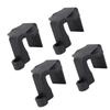 4pcs Boat Bumper Clips Nylon Pontoon Boat Bumper Hangers Clts for 1 to 1.25 Inch   Rails