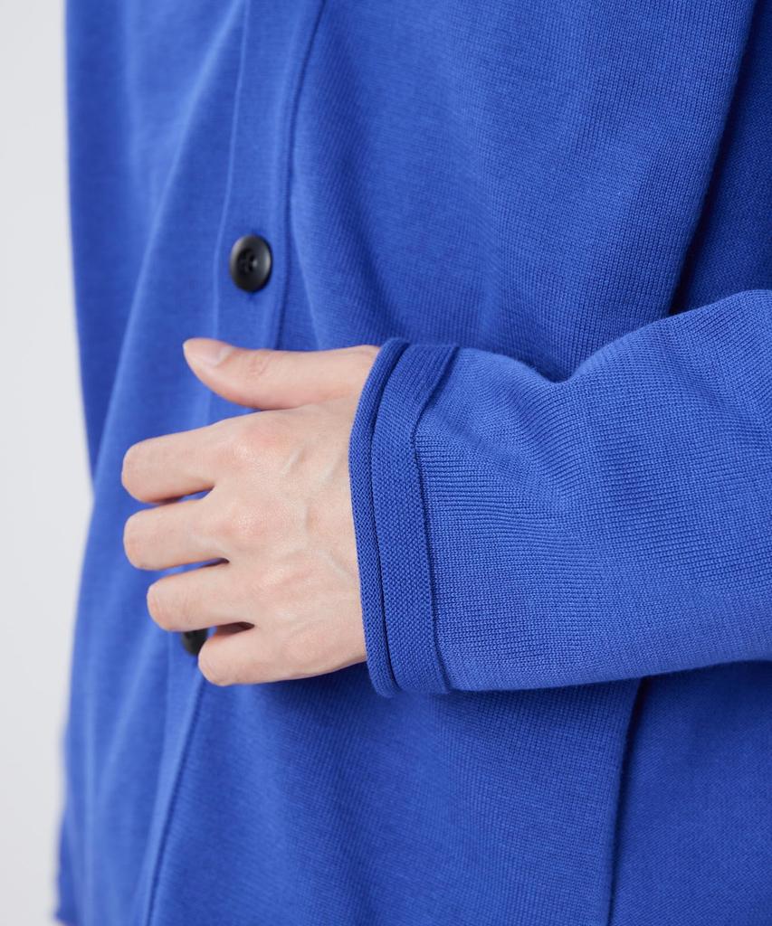 Snow Peak Knit Cardigan Size Water-Repellent KN-26SU002 (Men's/Women's, Blue, L)
