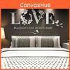 Ideal Gift Home Decor 3d Mirror Love Wall Stickers With Beautiful Acrylic Design
