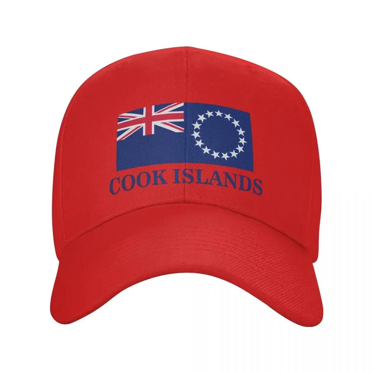 Cook Islands Flag Baseball Cap Anime GentleUnisex Hat Birthday Luxury Women Unisexs
