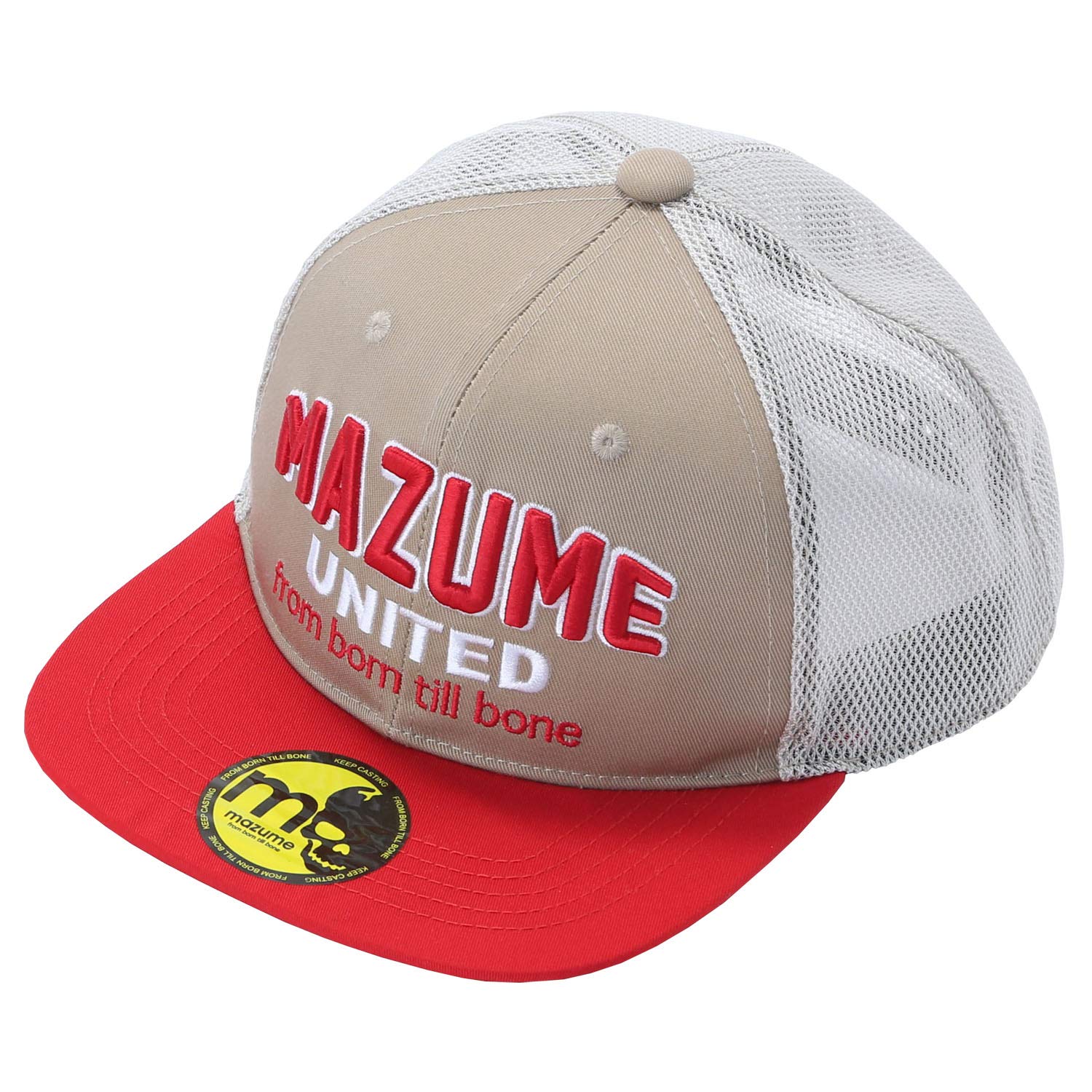 

Mazume FLAT CAP Mesh UNITED бежевый x красный бесплатно MZCP-538-04