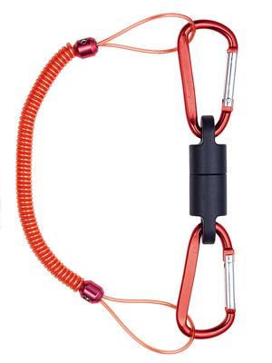 Daiichi Seiko Karabinerhalter MG5000 Rot Angeln