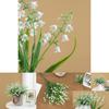 Convallaria Majalis Of The Valley Artificial Flowers Bouquet For Home Office Greenery