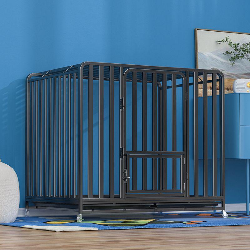 Large & Medium Breed Dog Cage with Toilet Separation for Indoor/Outdoor Use - Suitable for Golden Retrievers, Labradors, and More