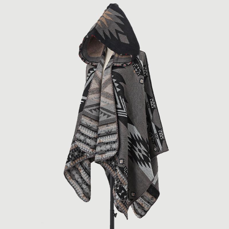 Open Front Shawl Wrap for Men&Women Soft Warm Poncho Cape Coat Poncho Scarf Blanket Lightweight Shawl Oversized Casual Shawls Cardigan for Fall Spring