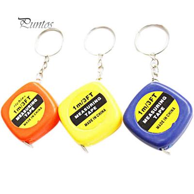 Mini-Schlüsselanhänger, einfach einziehbares Maßband, Lineal, 1 m, Geschenk