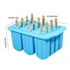 12 Grooves, Silicone Popsicle Mold with Lid And 50 Sticks, Durable And Reusable, Household Ice Cream Ice Cream Popsicle Homemade Mold