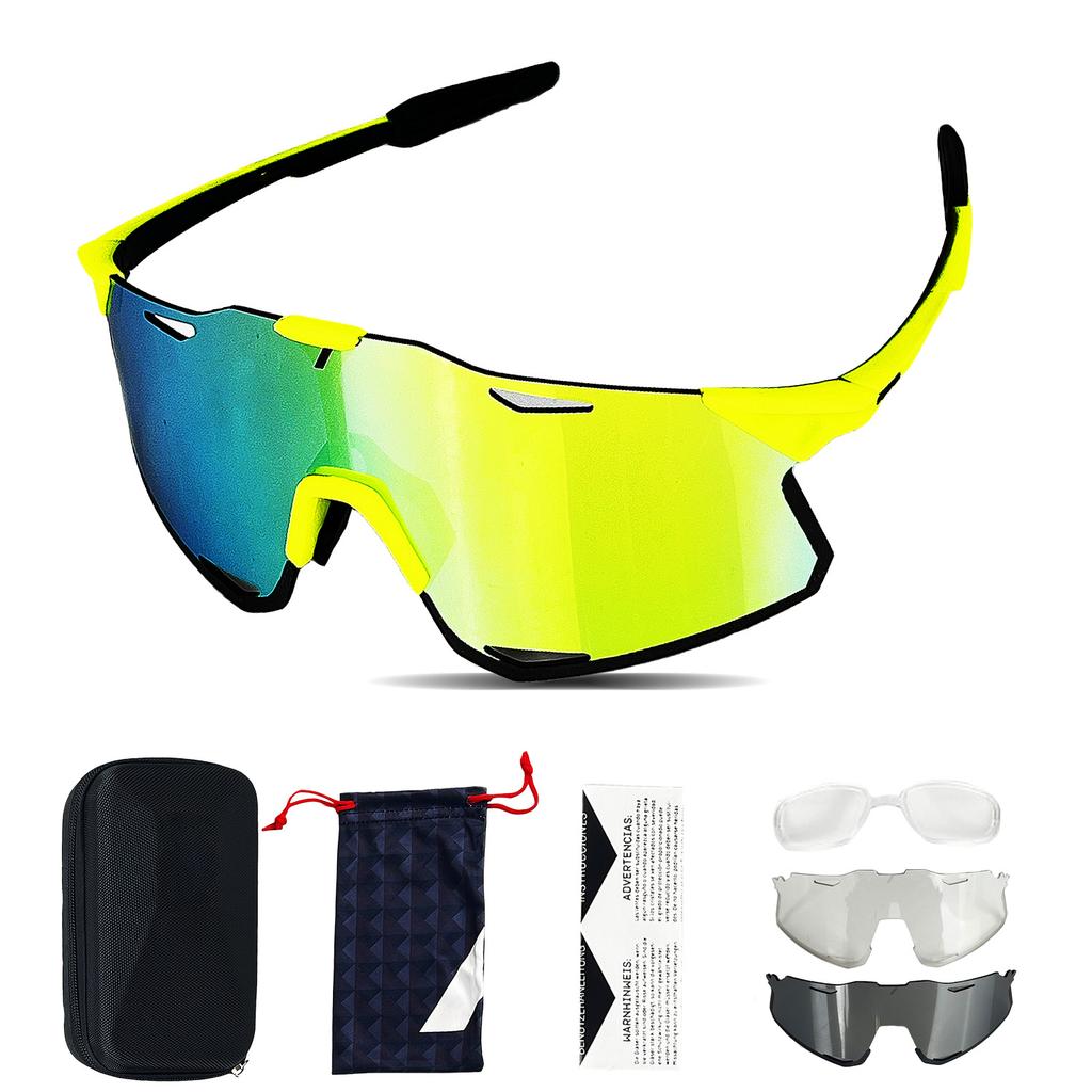Outdoor Sport Riding Glasses Men Fashion Safeable Baseball Eyewear Cycling Glasses Sports Bike Sunglasses