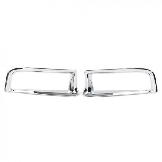 2x Chrome Rear Bumper Reflector Moulding Cover Trim For Honda CR-V 2015 2016 CRV