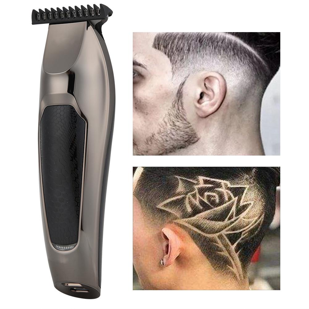 VGR USB Portable Electric Hair Clipper Hair Trimmer Beard Clipper Hair Shaving Tool