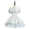 Super Cute Lolita Bunny Girl Maid Heart Hollow-out Cosplay Costume (Plus Size)