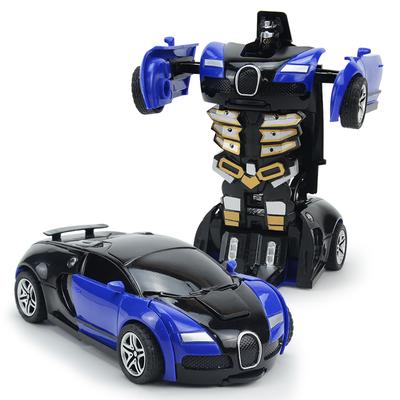Transformierendes Auto-Roboter-Modellauto. Automatische Verformung. Schieben und losfahren Auto-Fahrzeug-Spielzeug. Rennwagen. Spielzeug Ostergeschenke für Jungen