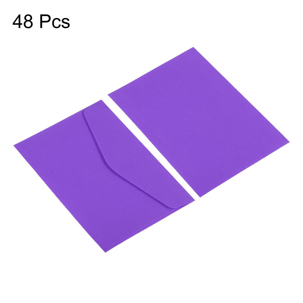 48Pcs Colorful Blank Mini Paper Envelopes DIY Multifunction Wedding Party Invitation Greeting Cards Gift Business Card Envelope