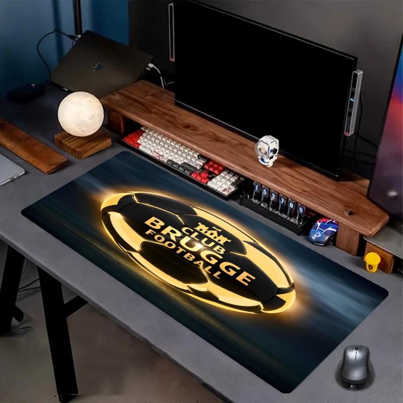 Club Brugge K V Print Mouse Pad, Anti‑Slip Desktop keyboard Mat, for PC Laptop Gaming Working Daily Use, Cool Festival Birthday Gift
