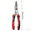 Multi-Functional Electrician Scissors Crimping, Cutting & Wrench Feature, Heavy-Duty Shears for Metal Sheet & Cable