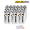 PALO 3500 mWh 1,5 V AA Li-Ionen-Akku AA Lithium-Ionen-Batterien AA-Zelle 2A-Batterien mit AA AAA-Batteriehaltern