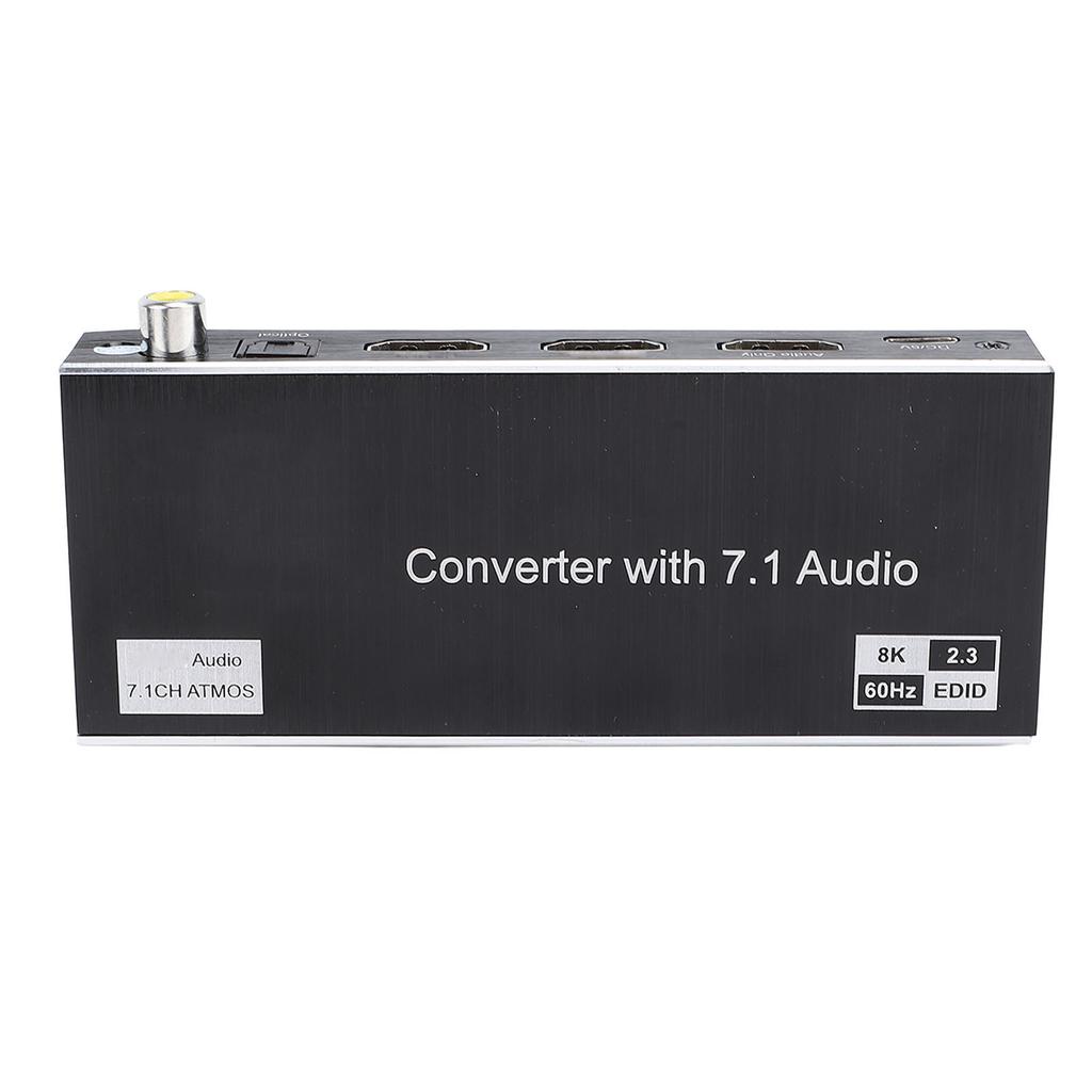 8K 3D HD Display Interface Splitter 40Gbps 1 in 2 Out HD Multimedia Interface Splitter for HDTV STB