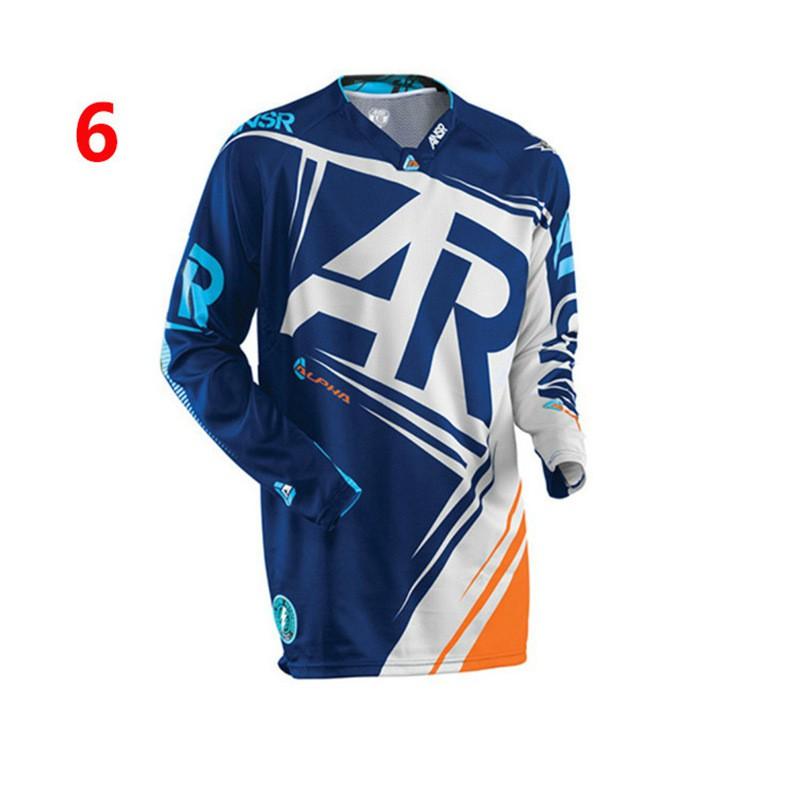 Quick-Dry Long Sleeve Cycling Jersey Mountain Biking Downhill Kids Roller Skating Shirt Unisex Sport Top