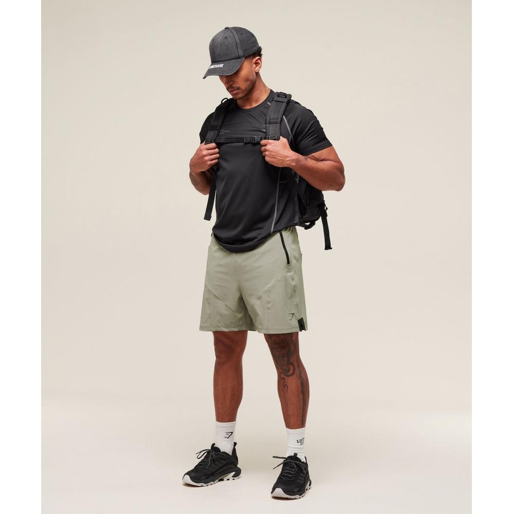 Gymshark Tactical 6  Short Chalk Green A6a8a Ech9