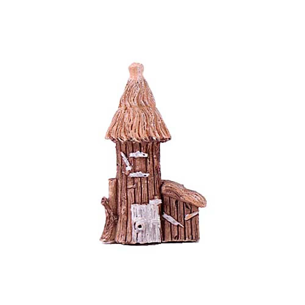 House Knickknacks Log Pastoral Furry House Retro Plank Castle Background Decoration Creative Home Craft Gift