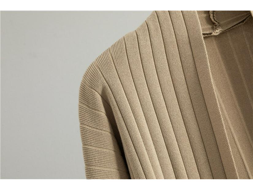 Women's Cross-Border Knit Cardigan & Dress Two-Piece Set - Spring/Autumn Style