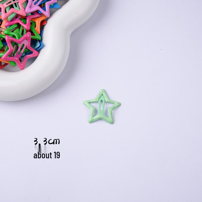 Dopamine Star Hair Clip: Elegant Women's Headwear Accessory for Summer Bangs