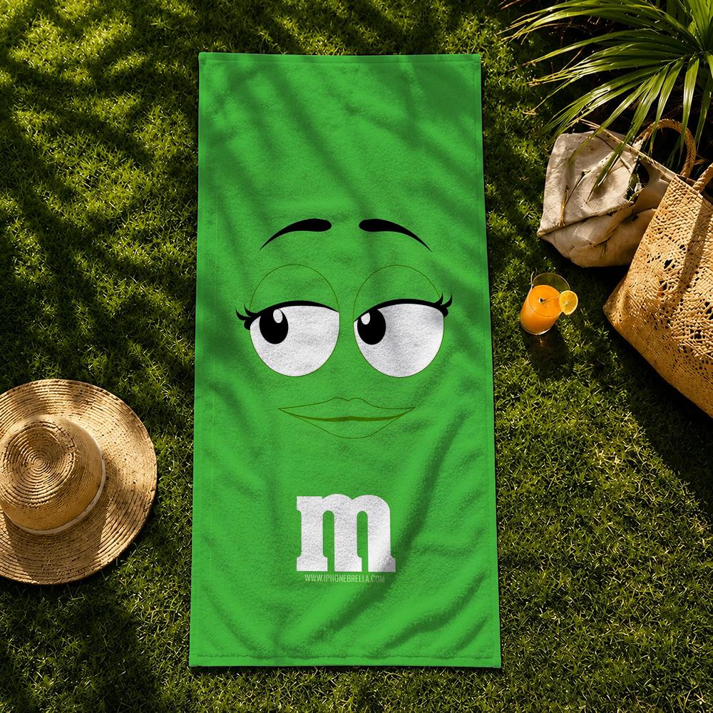 Candy Brand M-M&M's Towel Towel beach towel, quick drying absorbent bath towel for Swim,Gym,Camping,Outdoor hot