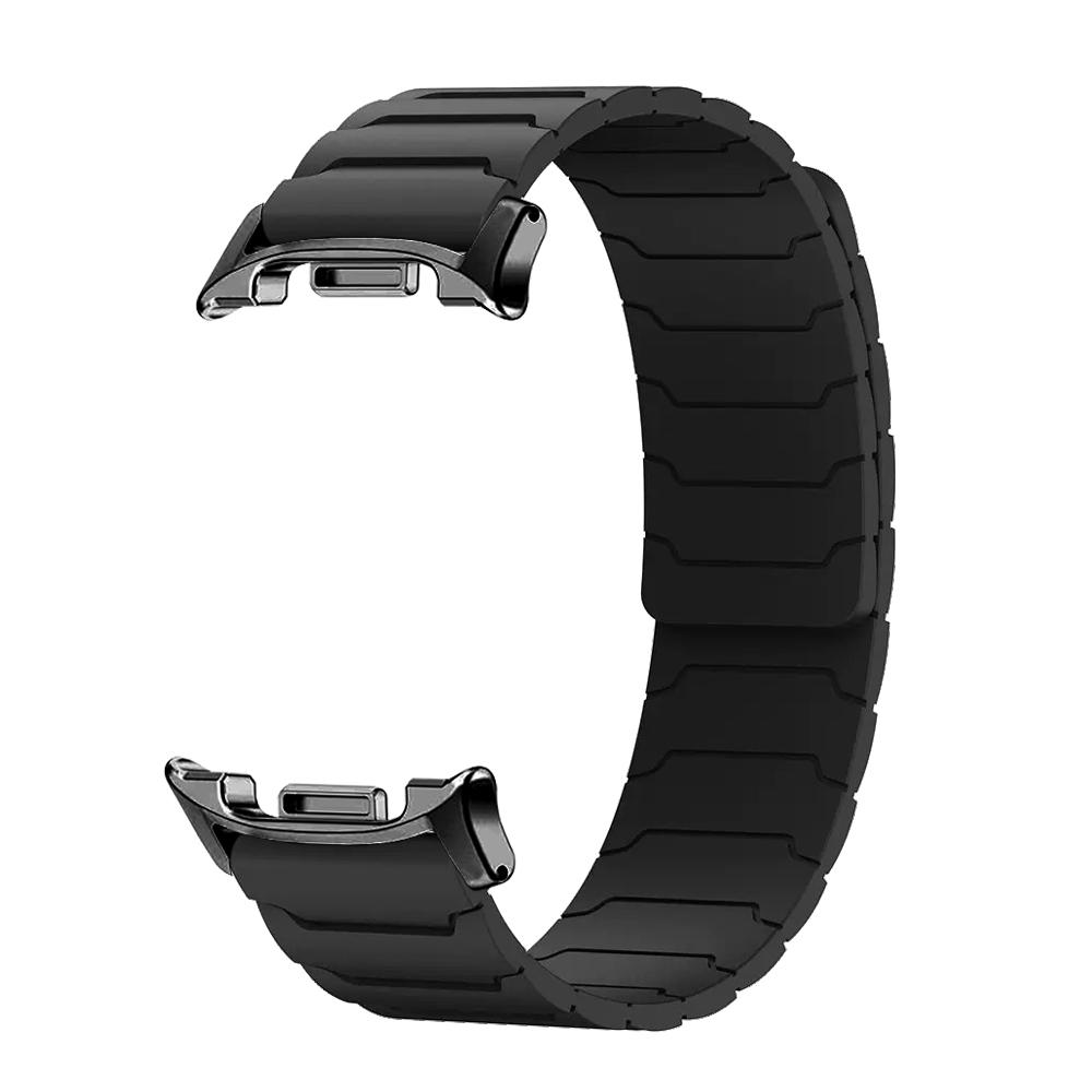 Sports Silicone Loop Band For Samsung Galaxy Watch 8 40mm 44mm/Watch 8 Classic 46mm Magnetic Strap Replace Wristband Bracelets