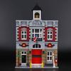 City Street Fire Brigade Town Hall Building Kits Blocks Bricks 2300Pcs+  Children Gift