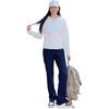 Anta Simple Zipper Casual Versatile Hooded Cardigan Sweatshirt Women Sweatshirt 162617710S-5
