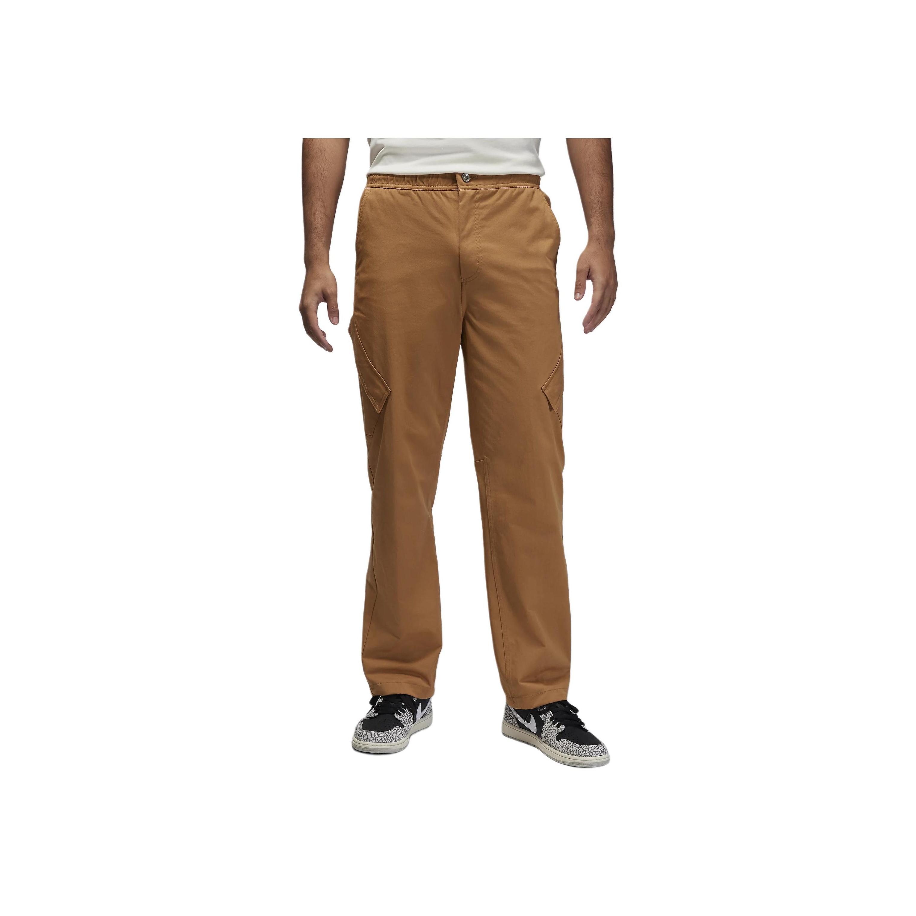 

Jordan Essentials Solid Logo Straight Leg Casual Pants Men Bottoms Legendary-Brown FB7305-231 M